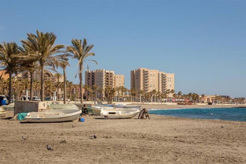 Ferienwohnung El Rinconcito Cubano En La Playa Almería Exterior foto